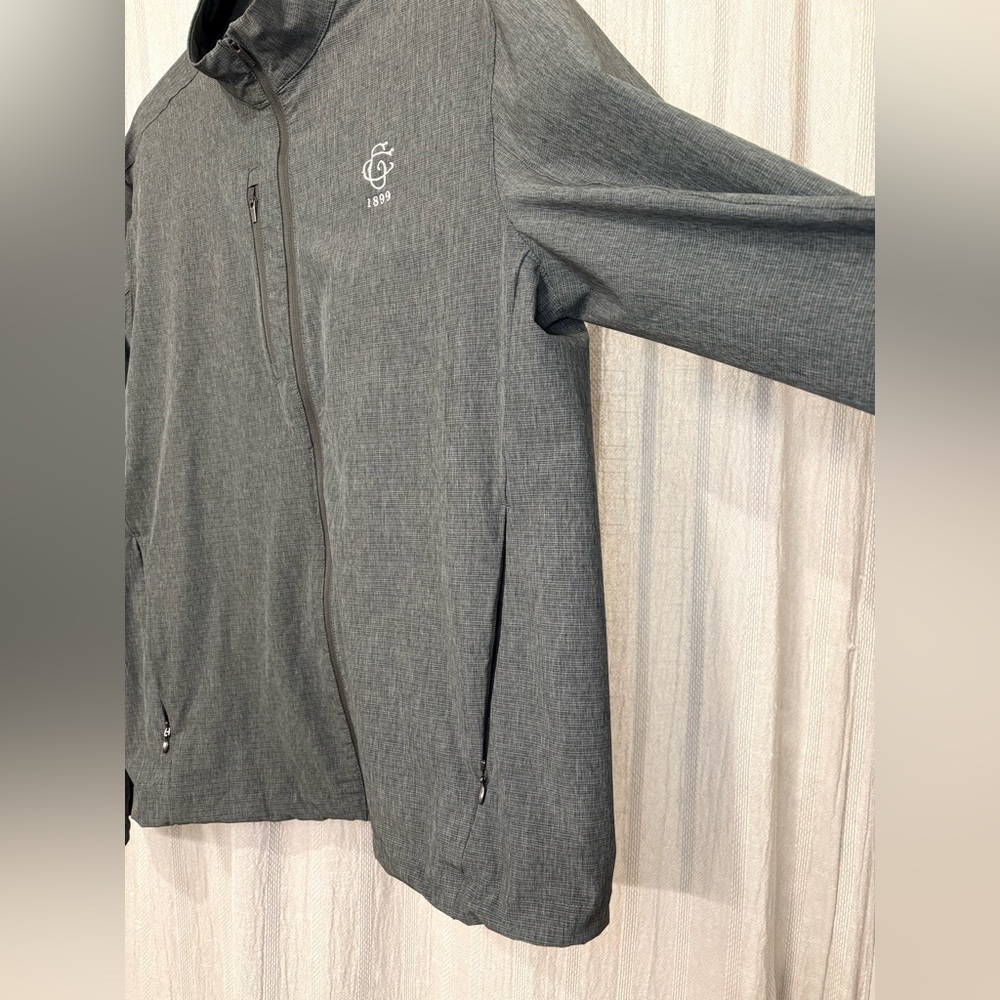 Greg Norman Golf Jacket Mens Medium Pro Shop Exclusive SLC Country Club Zip Up - Picture 11 of 16
